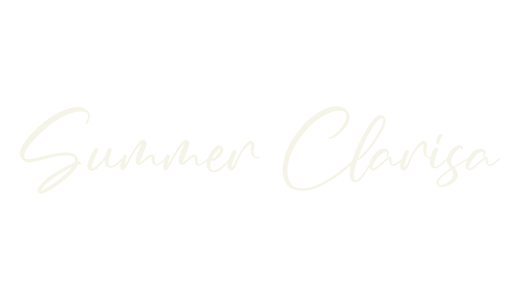Summer Clarisa, calligraphy font preview