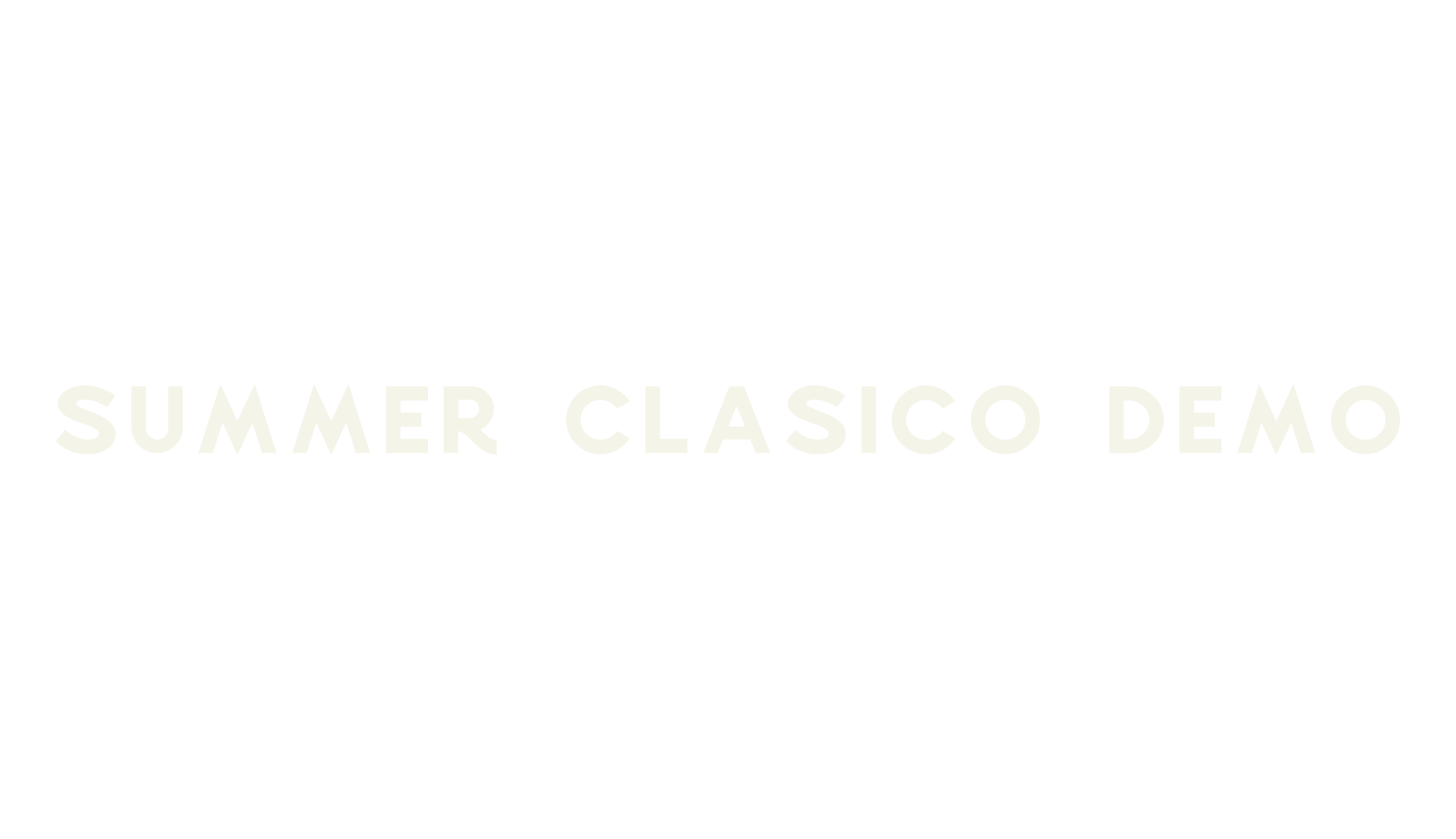 Summer Clasico DEMO, sans font preview