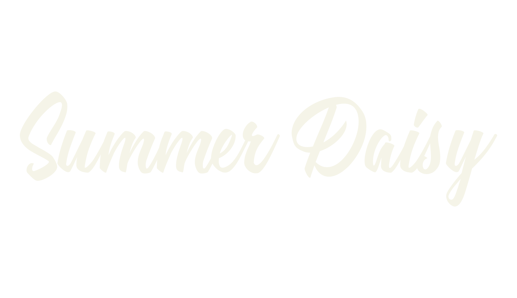 Summer Daisy, fashion script font preview