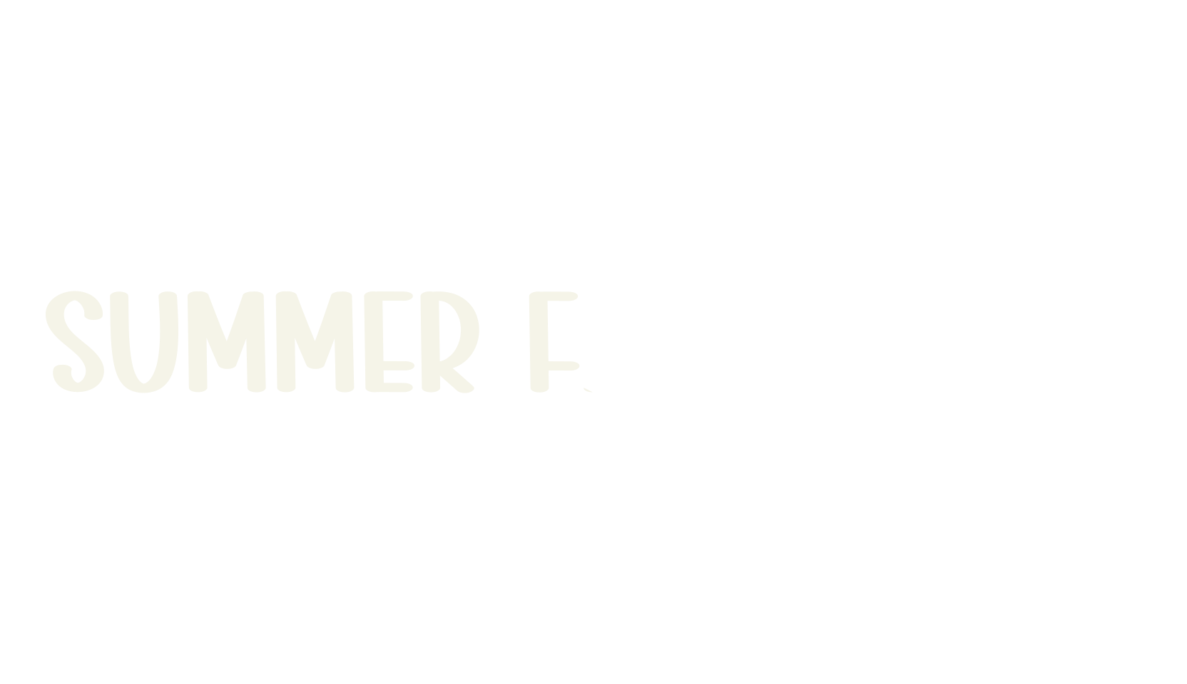 Summer Farmhouse, handwriting font preview