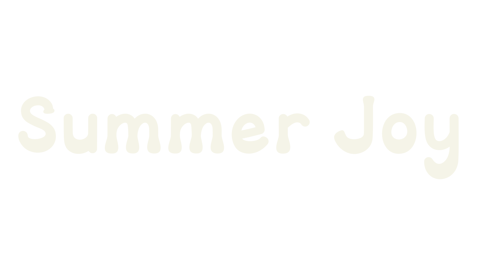 Summer Joy, summer font preview