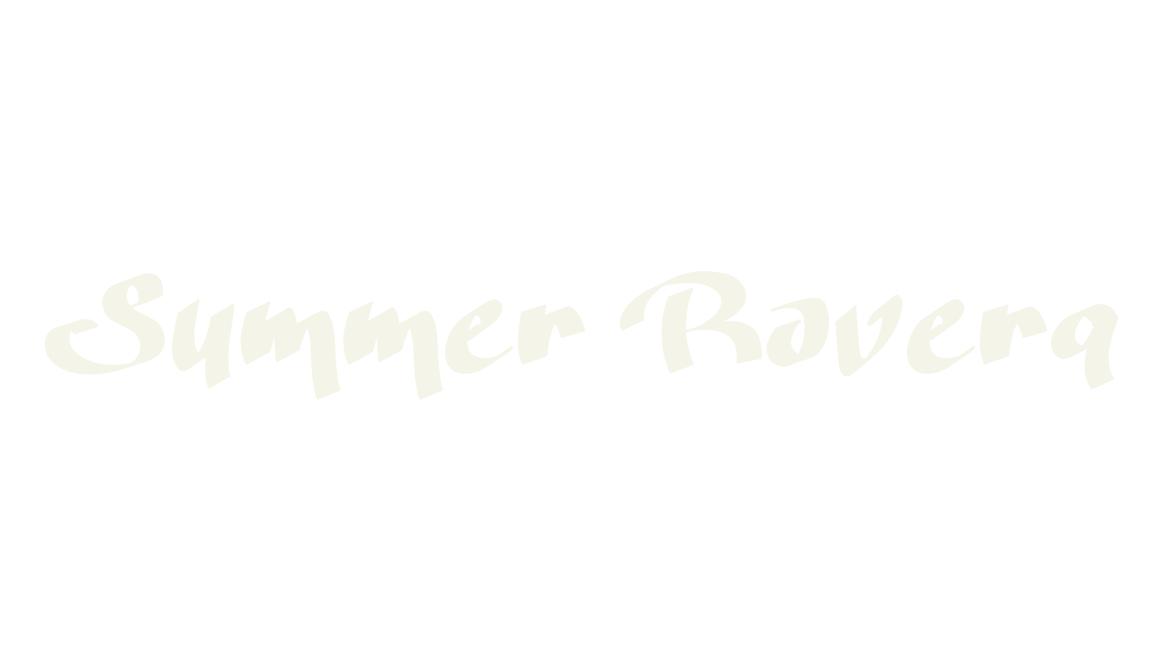 Summer Rovera, logo font preview
