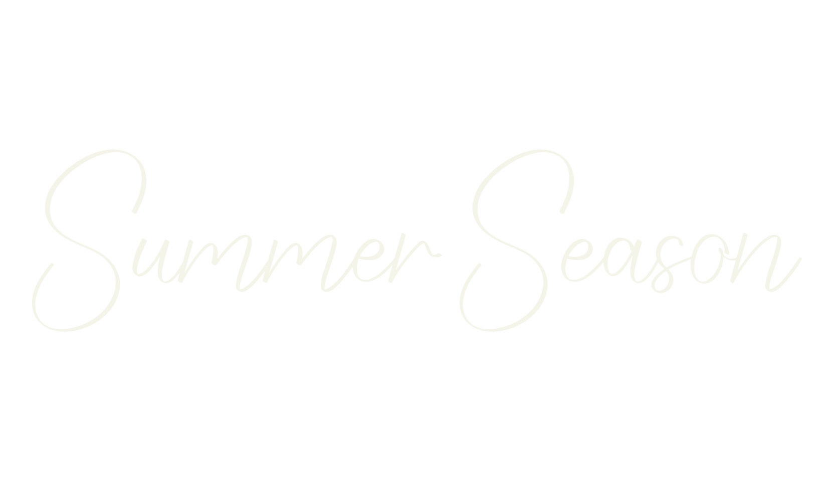 Summer Season, calligraphy font preview