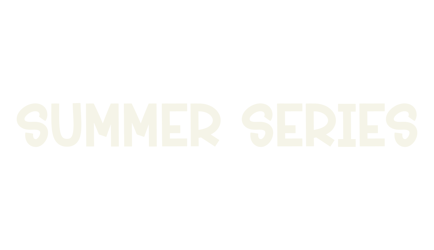 Summer Series, script font preview