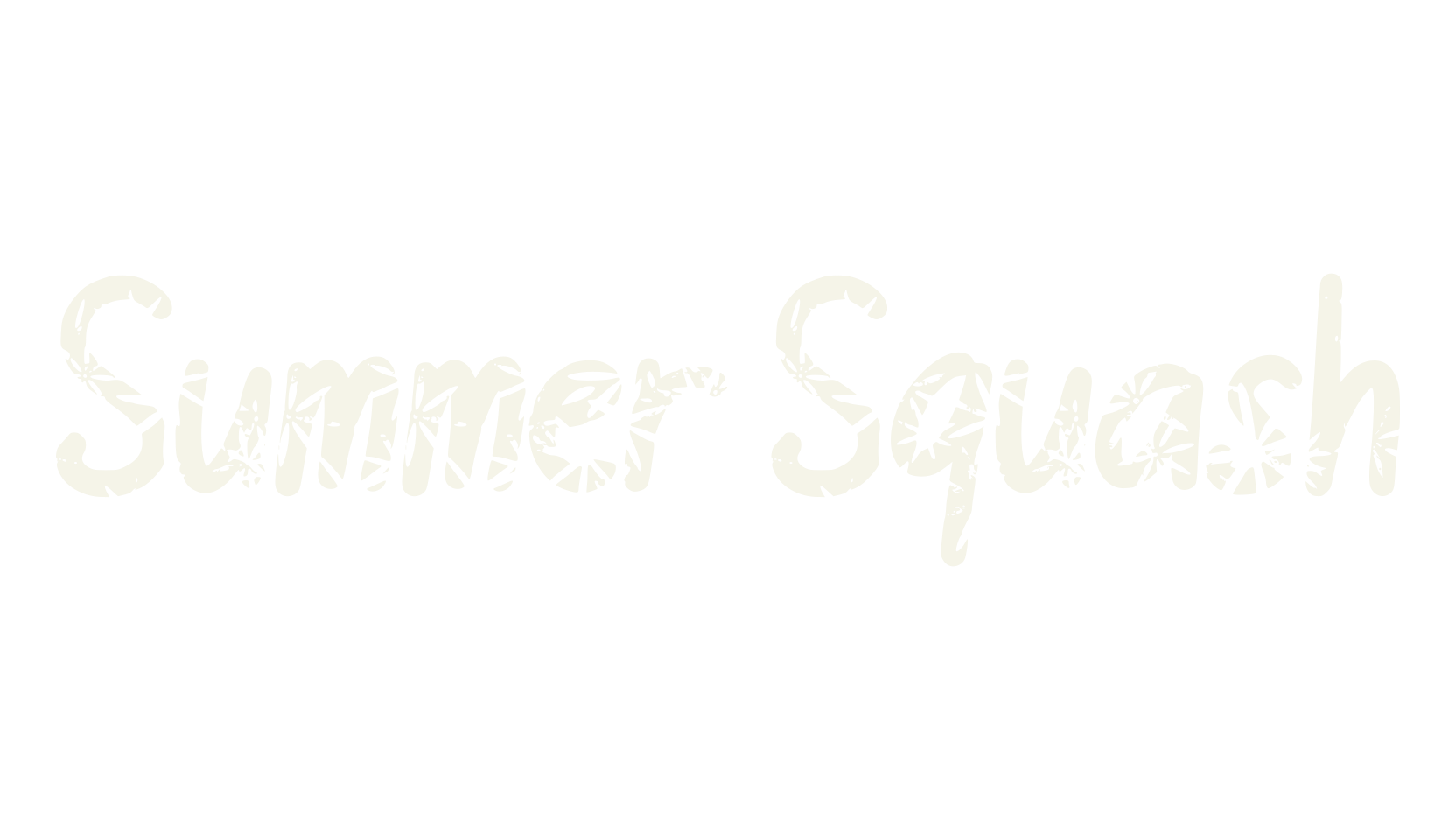 Summer Squash, summer font preview