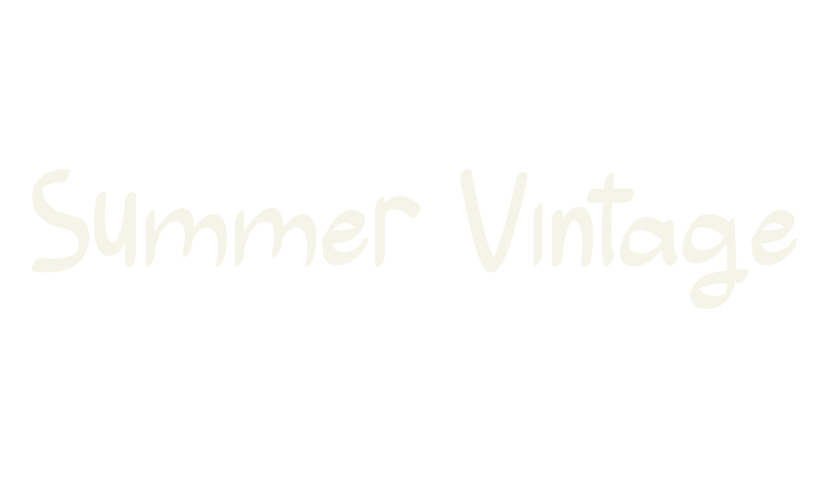 Summer Vintage, handwriting font preview