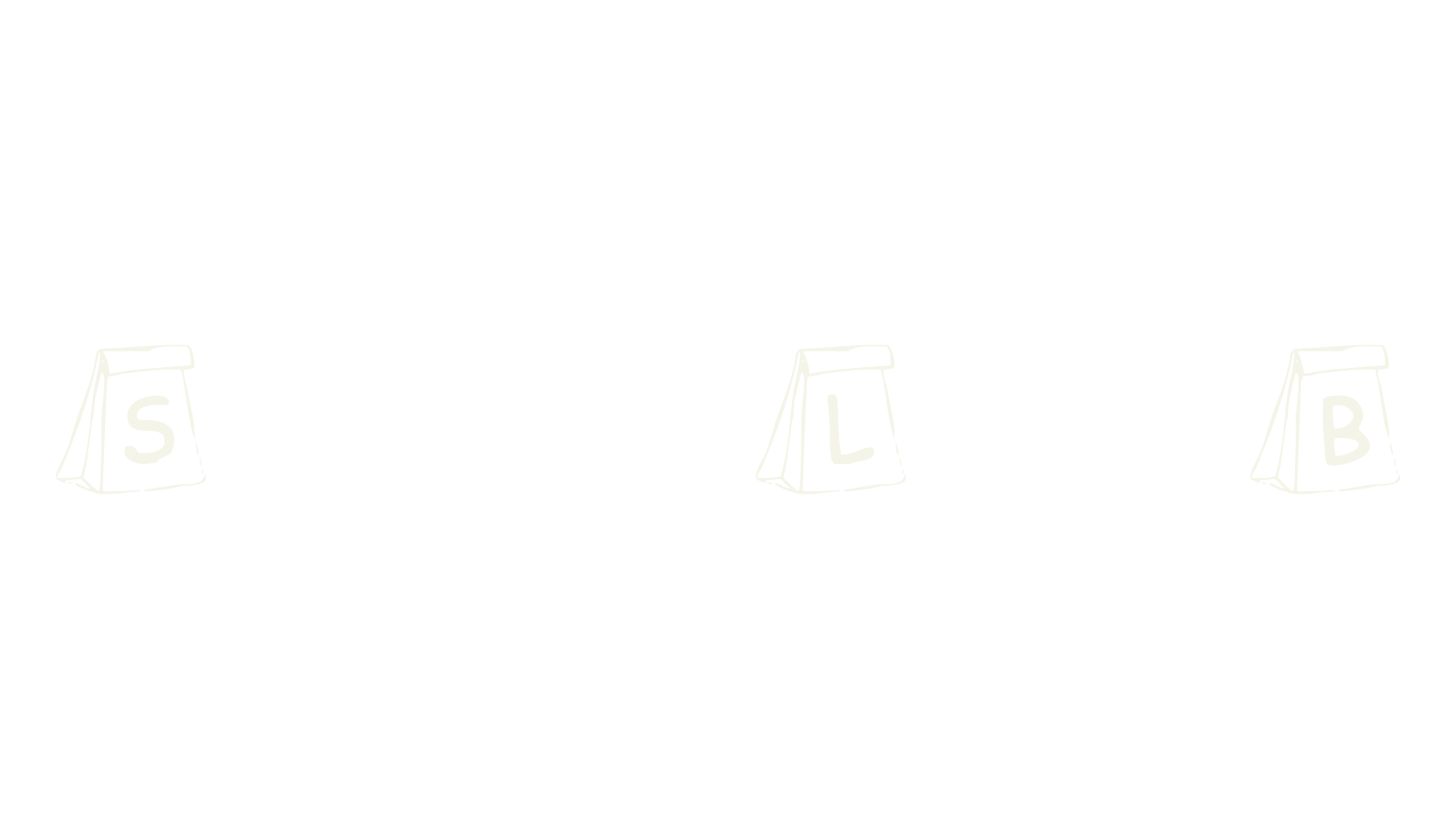 Summer's Lunch Bags, bag font preview