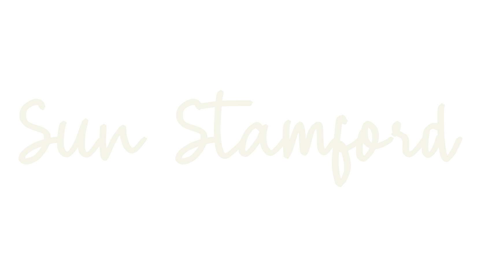 Sun Stamford, cursive font preview