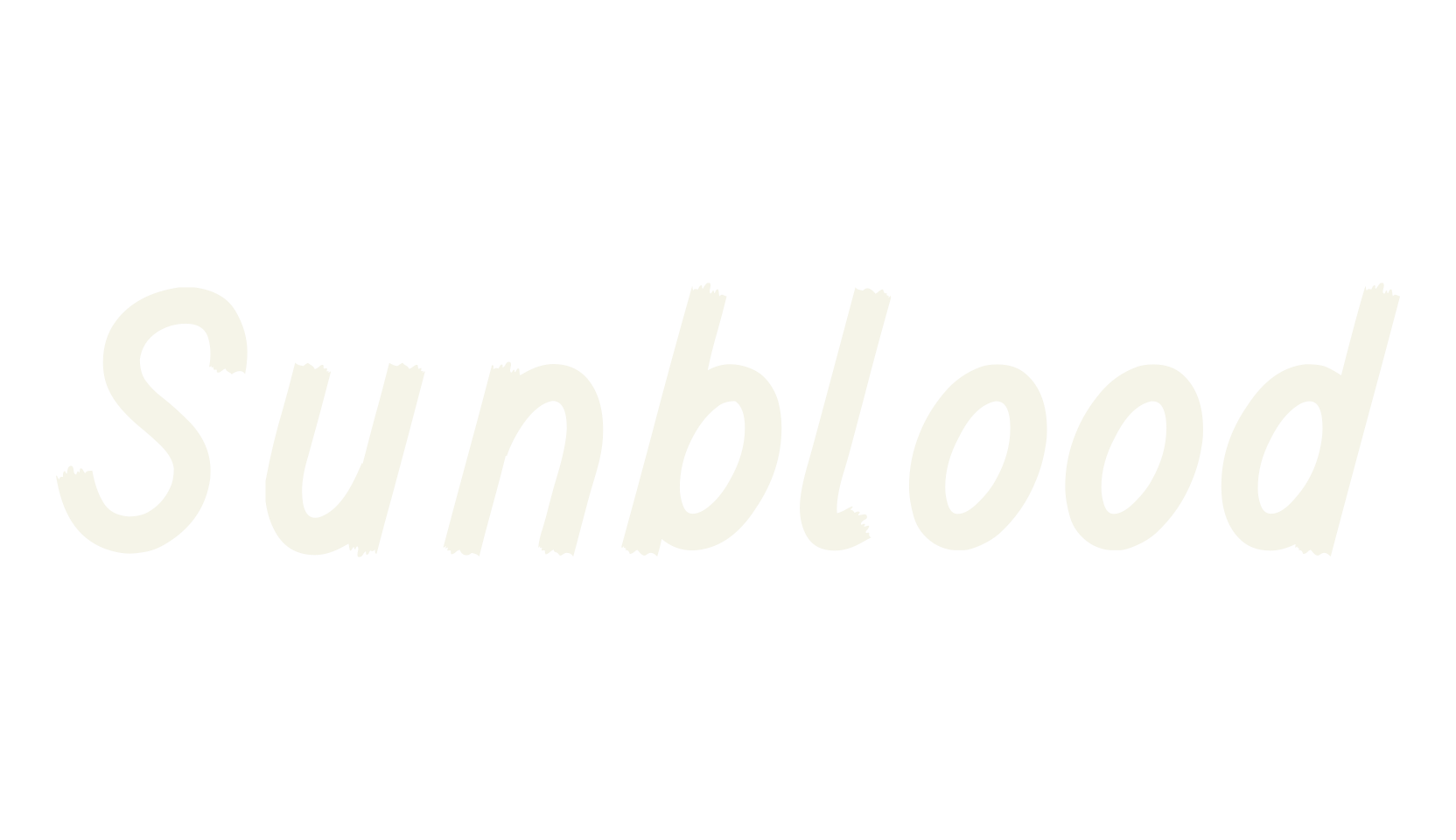Sunblood, fancy font preview