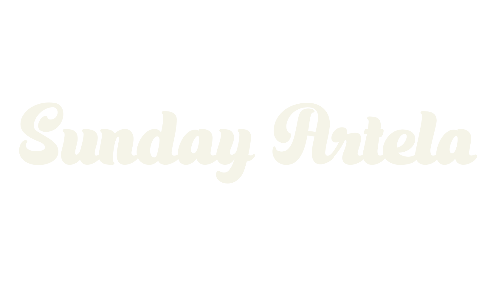 Sunday Artela, fun font preview