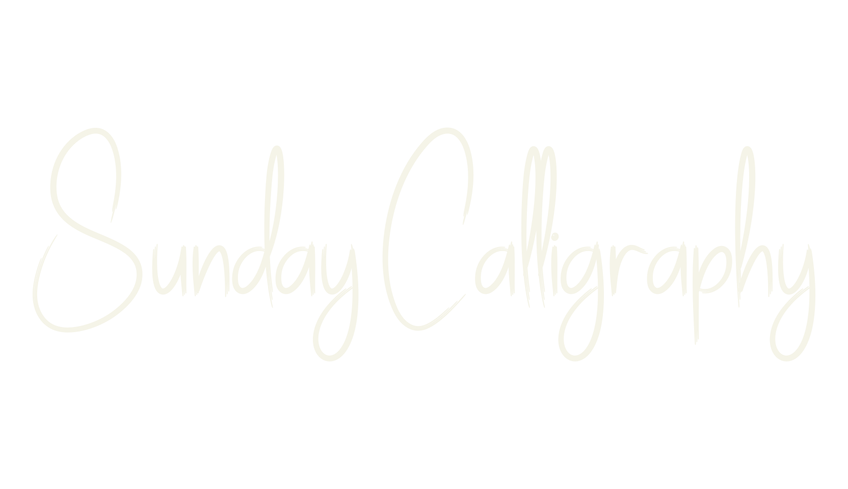 Sunday Calligraphy, calligraphy font preview