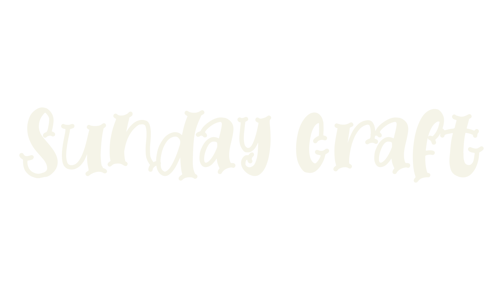 Sunday Craft, tattoo font preview
