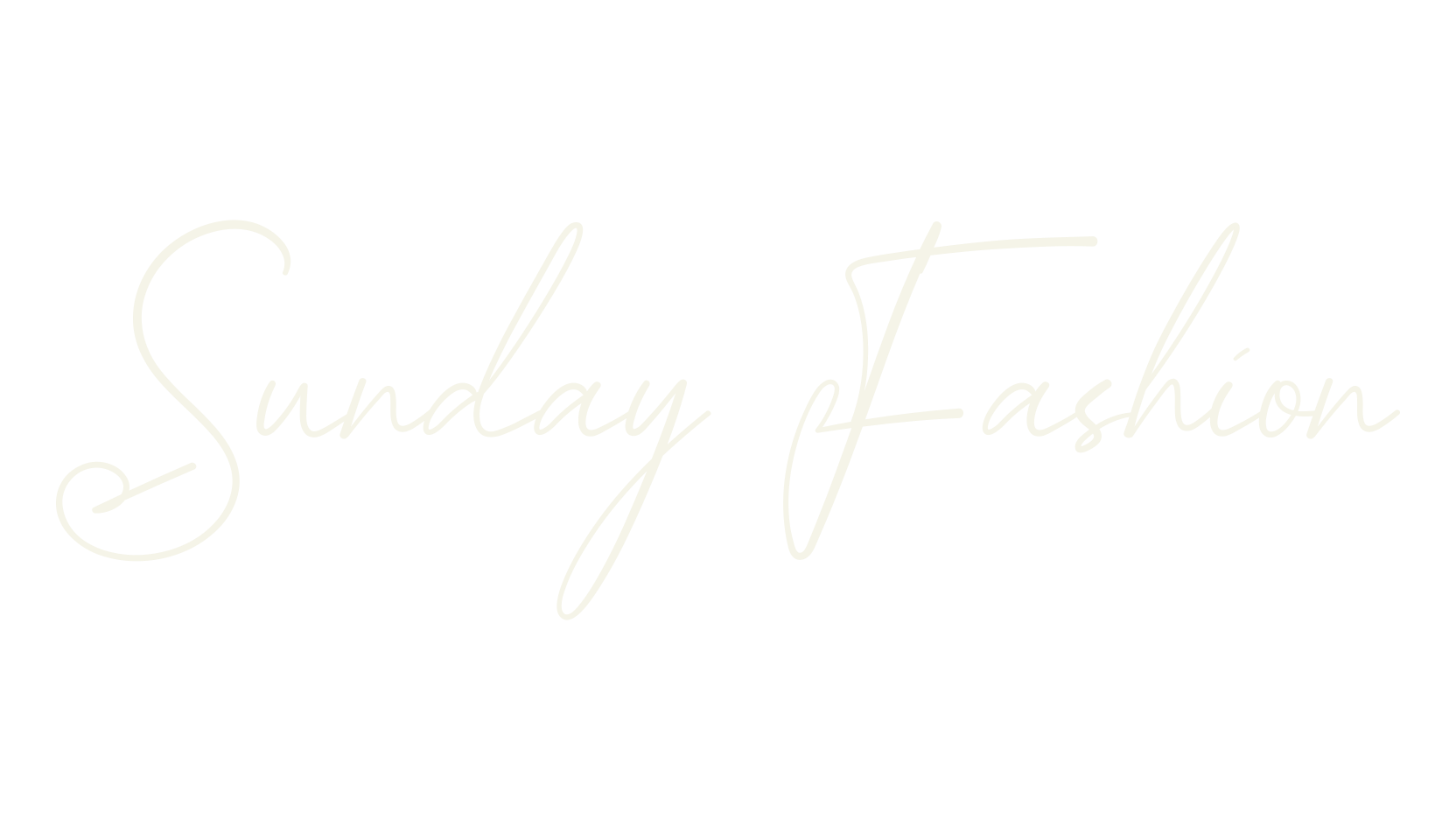 Sunday Fashion, calligraphy font preview
