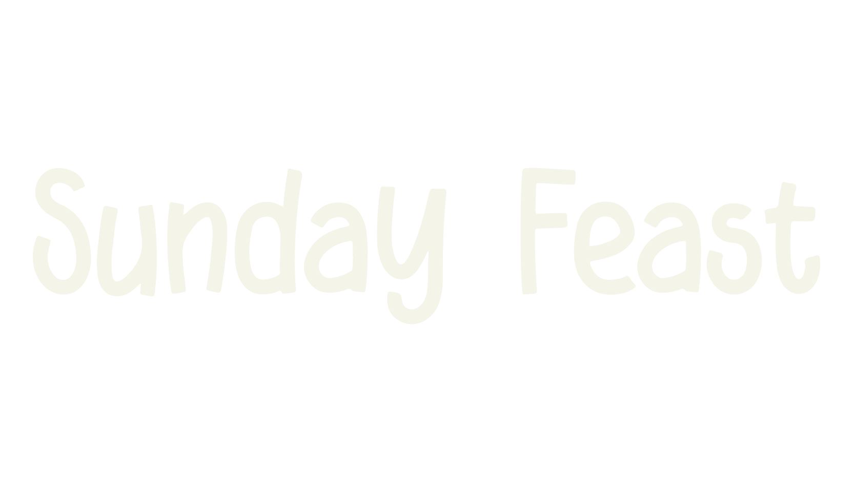 Sunday Feast, old english font preview