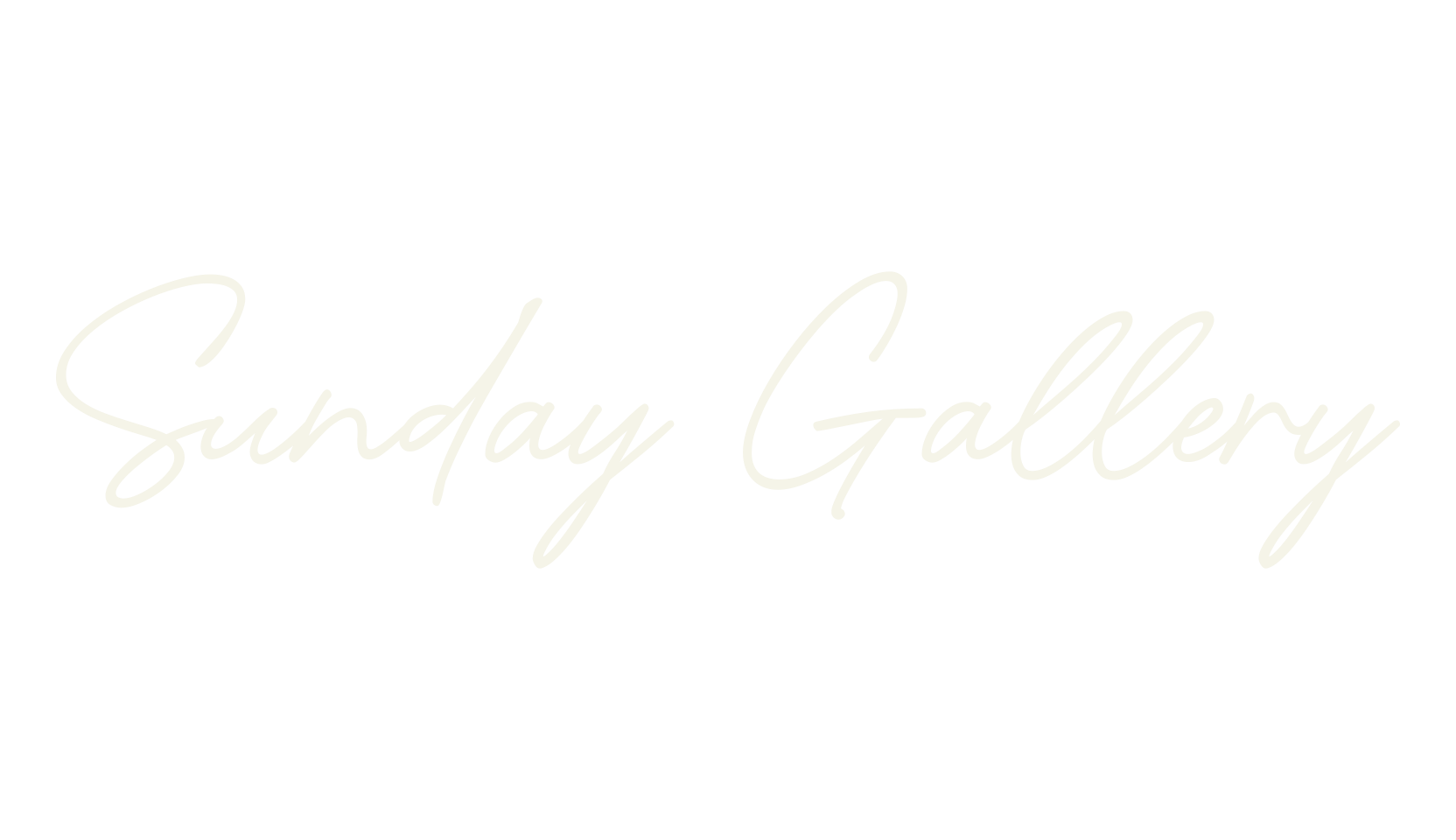 Sunday Gallery, fashion script font preview