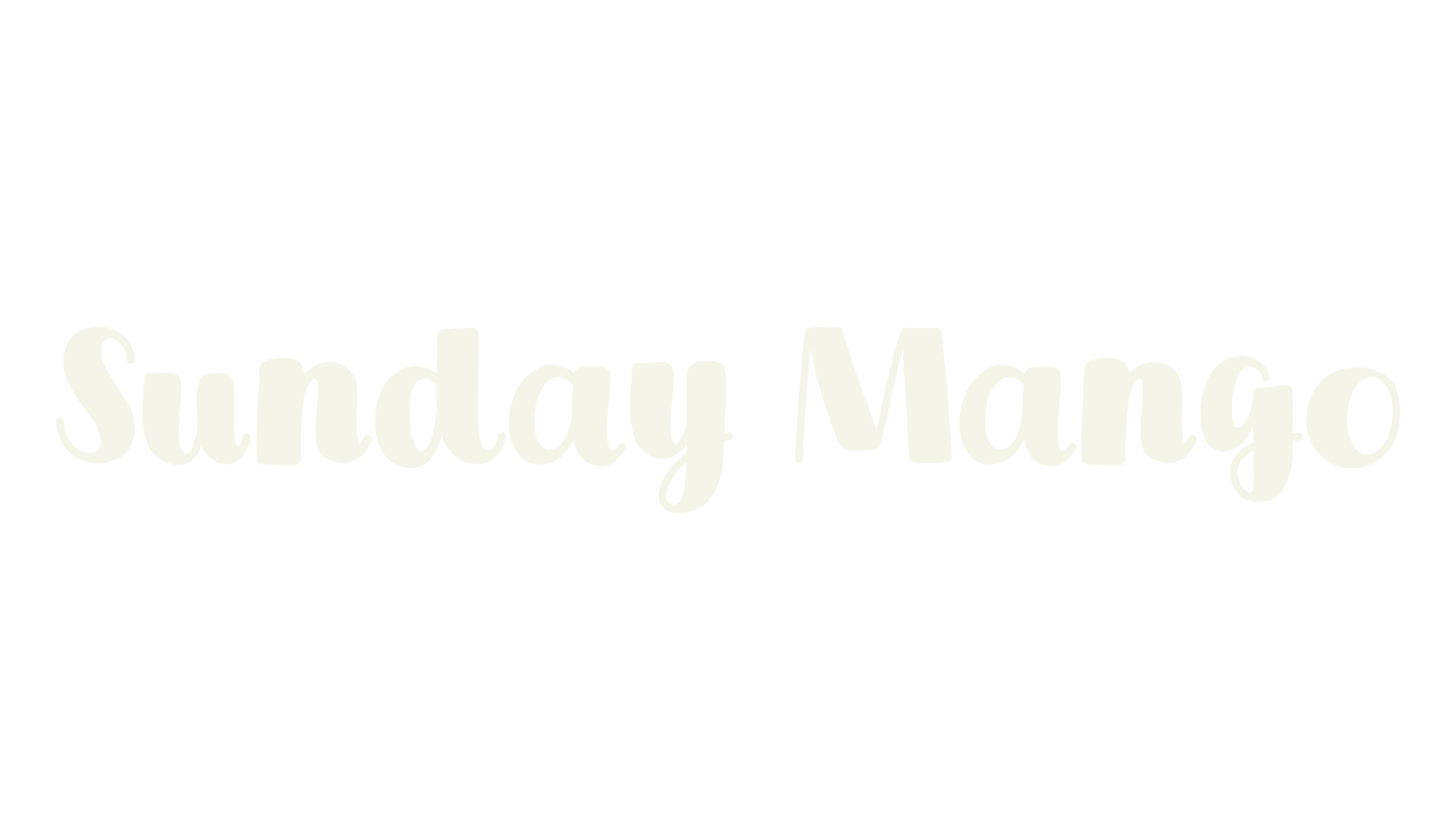 Sunday Mango, fashion script font preview