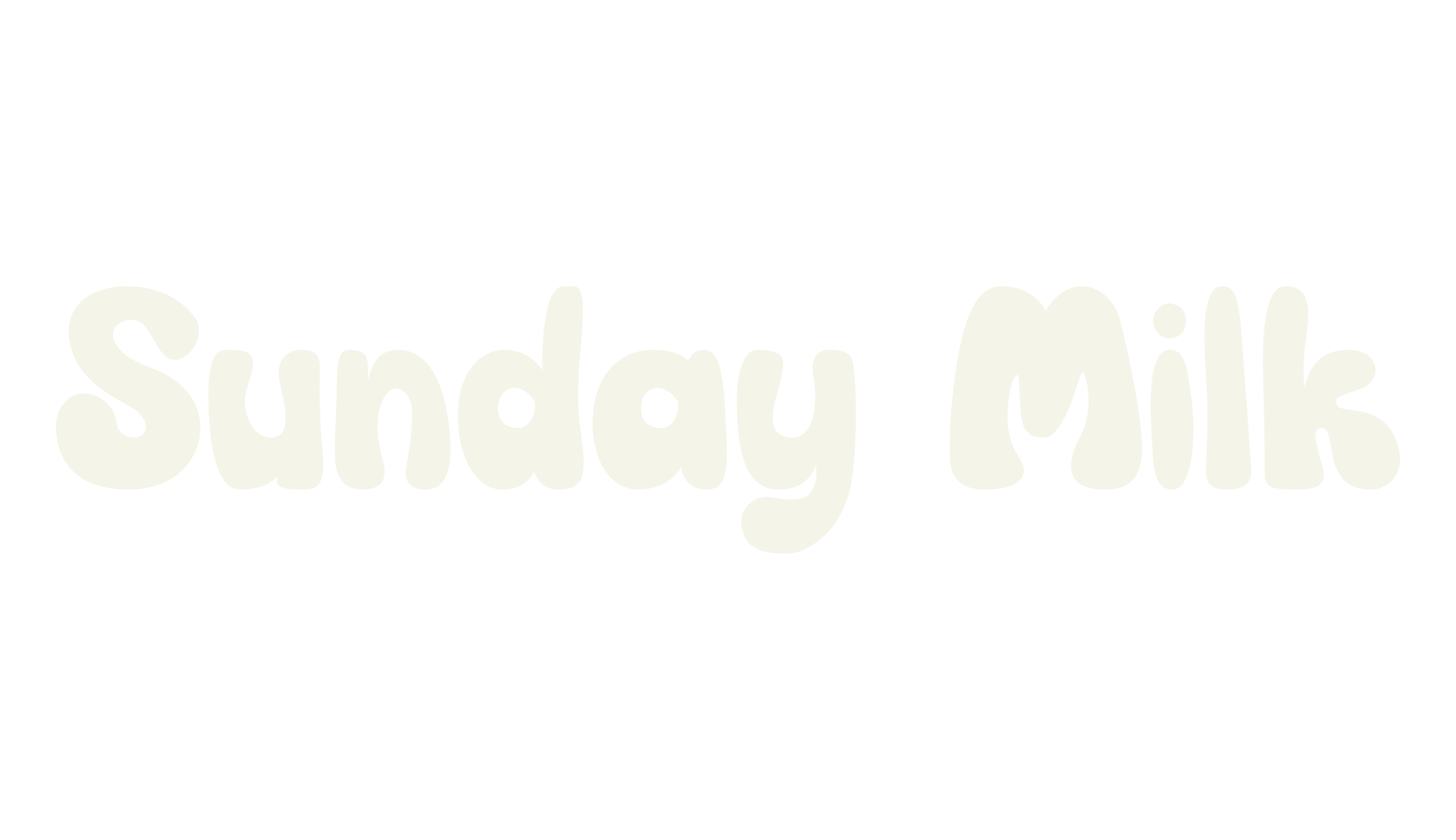 Sunday Milk, groovy font preview