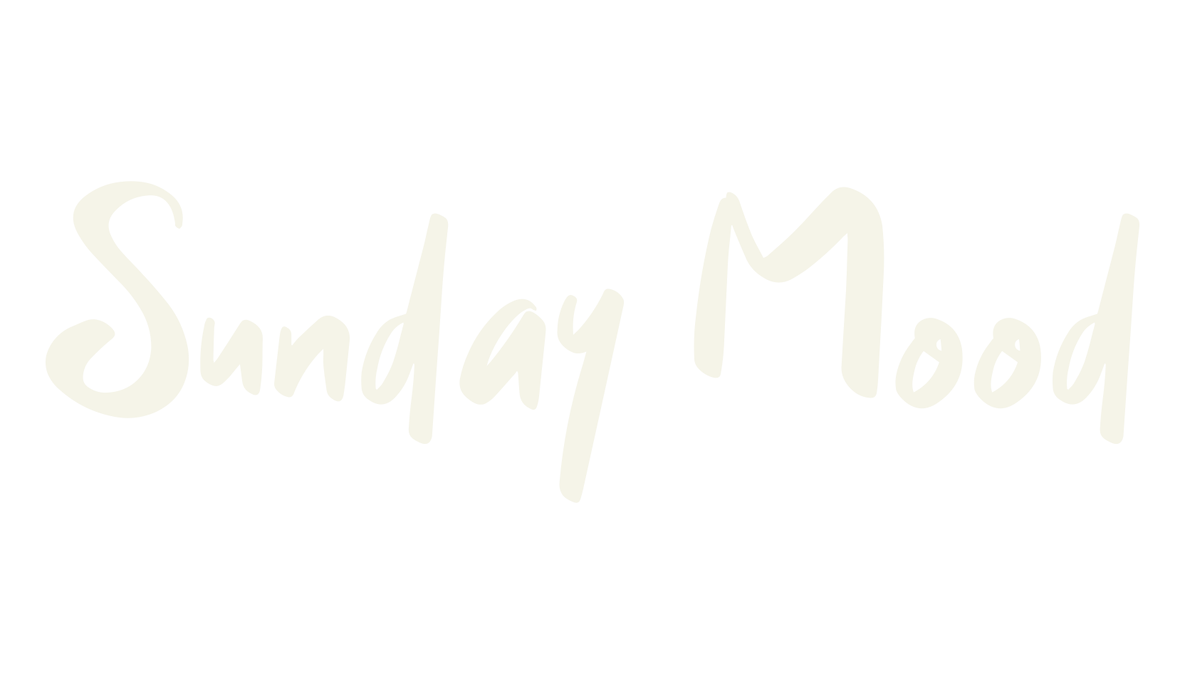 Sunday Mood, fashion sign font preview