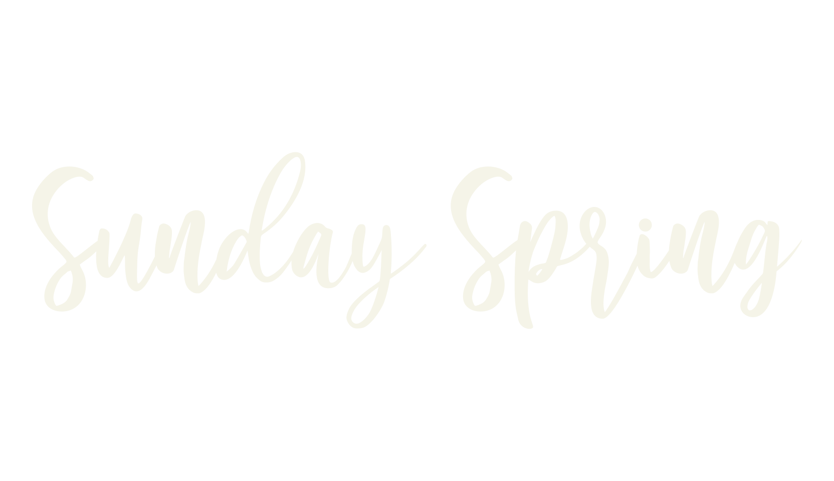 Sunday Spring, fashion script font preview
