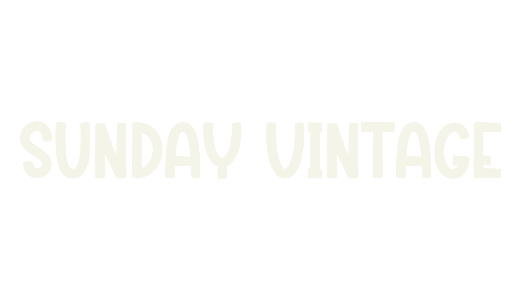 Sunday Vintage, handwriting font preview