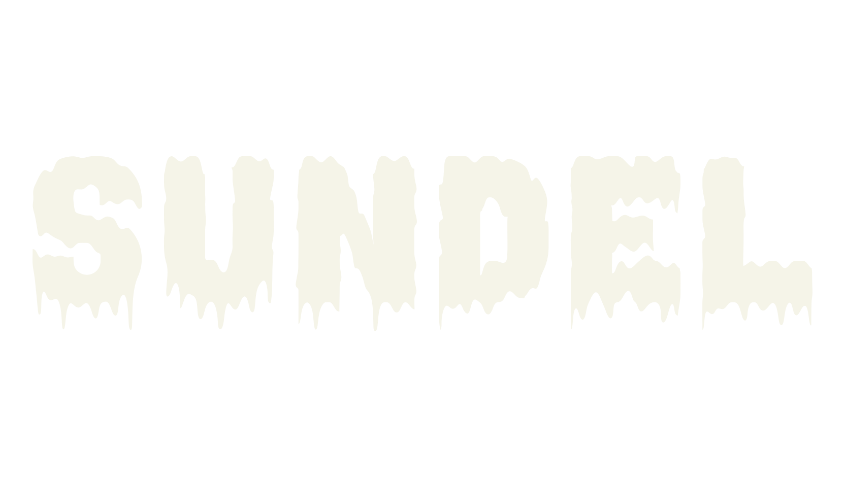SUNDEL, blood font preview