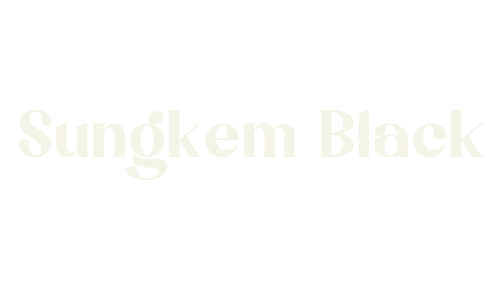 Sungkem Black, sans serif font preview