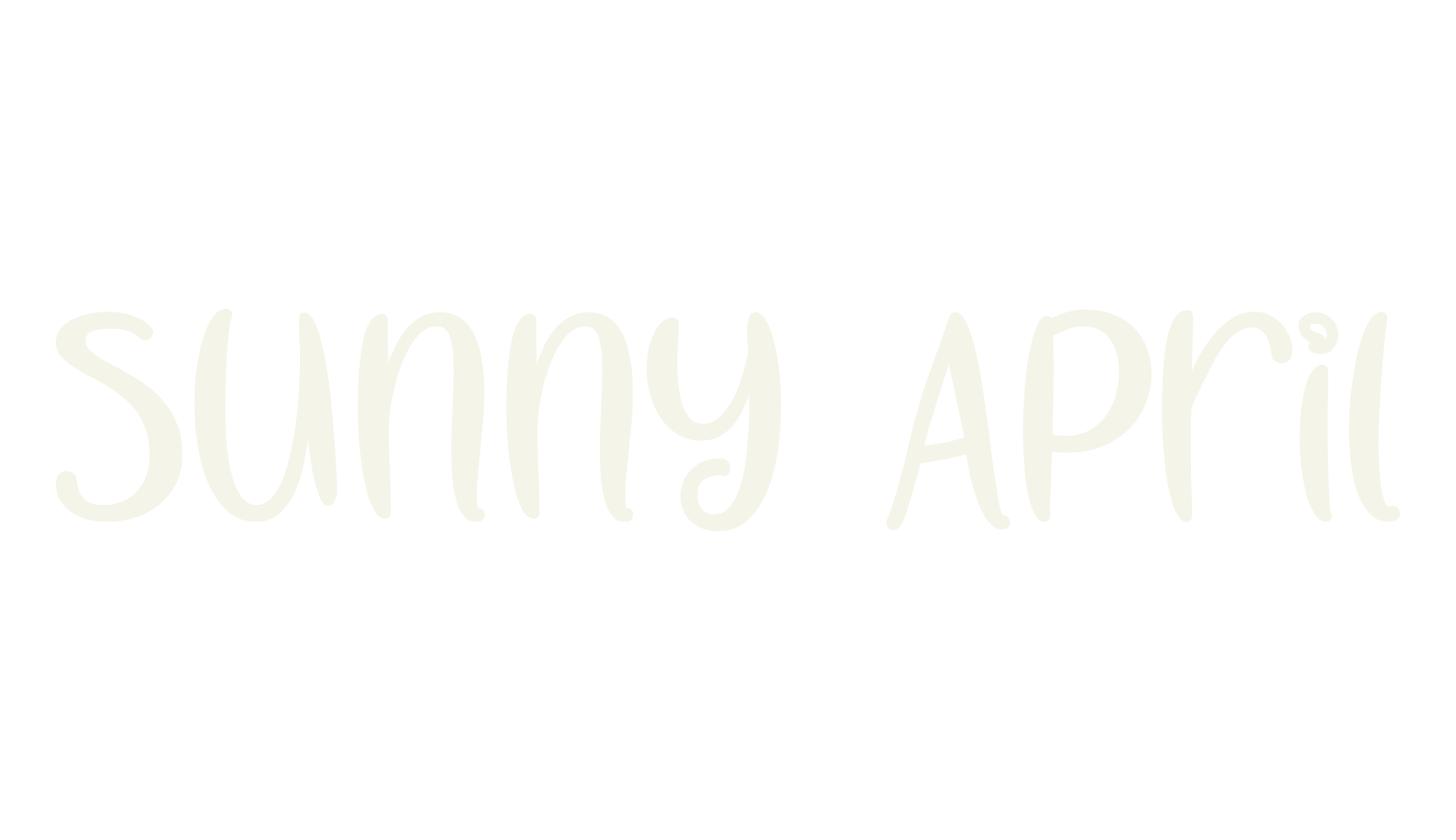 Sunny April, display market font preview