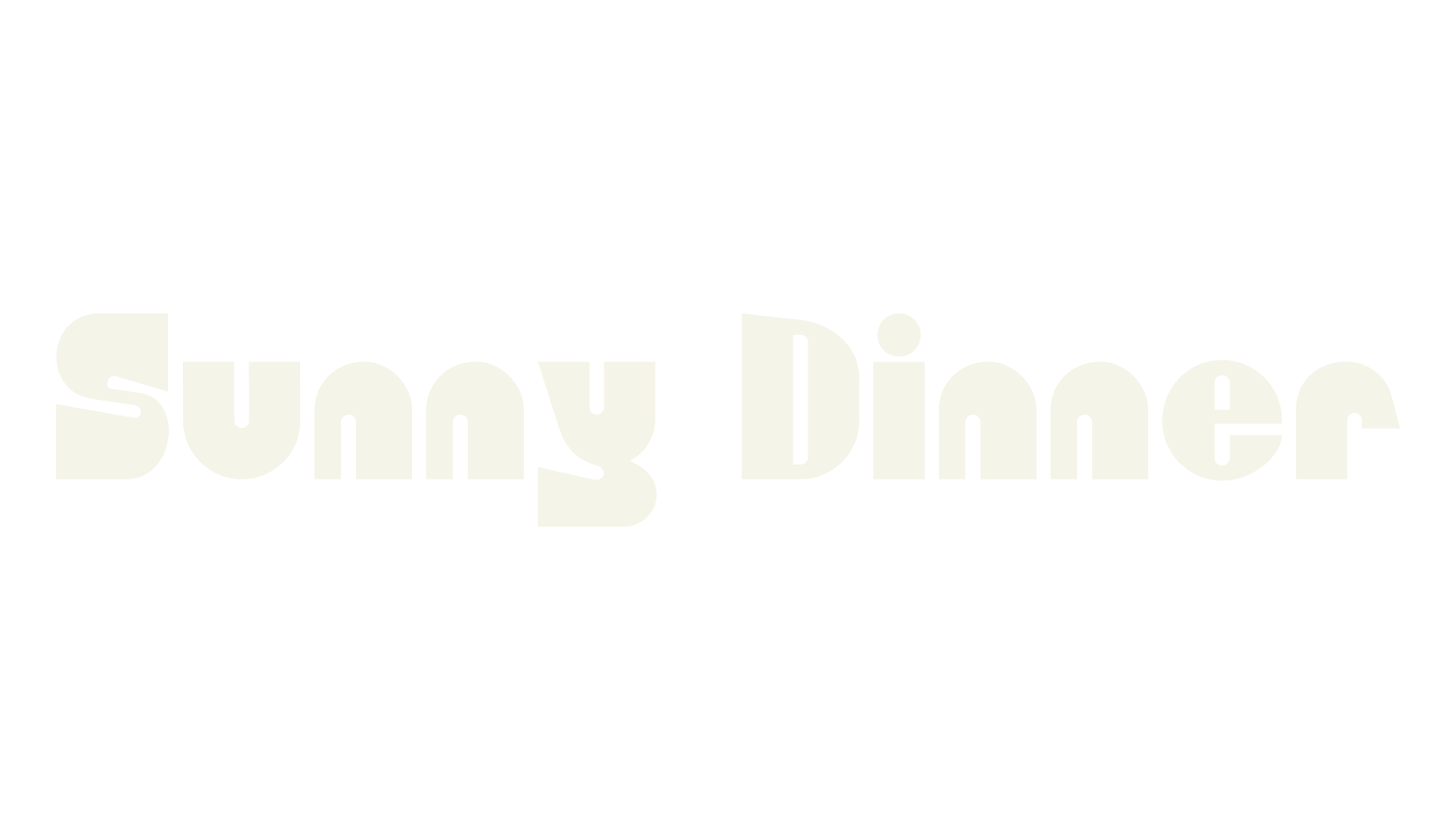 Sunny Dinner, bold font preview