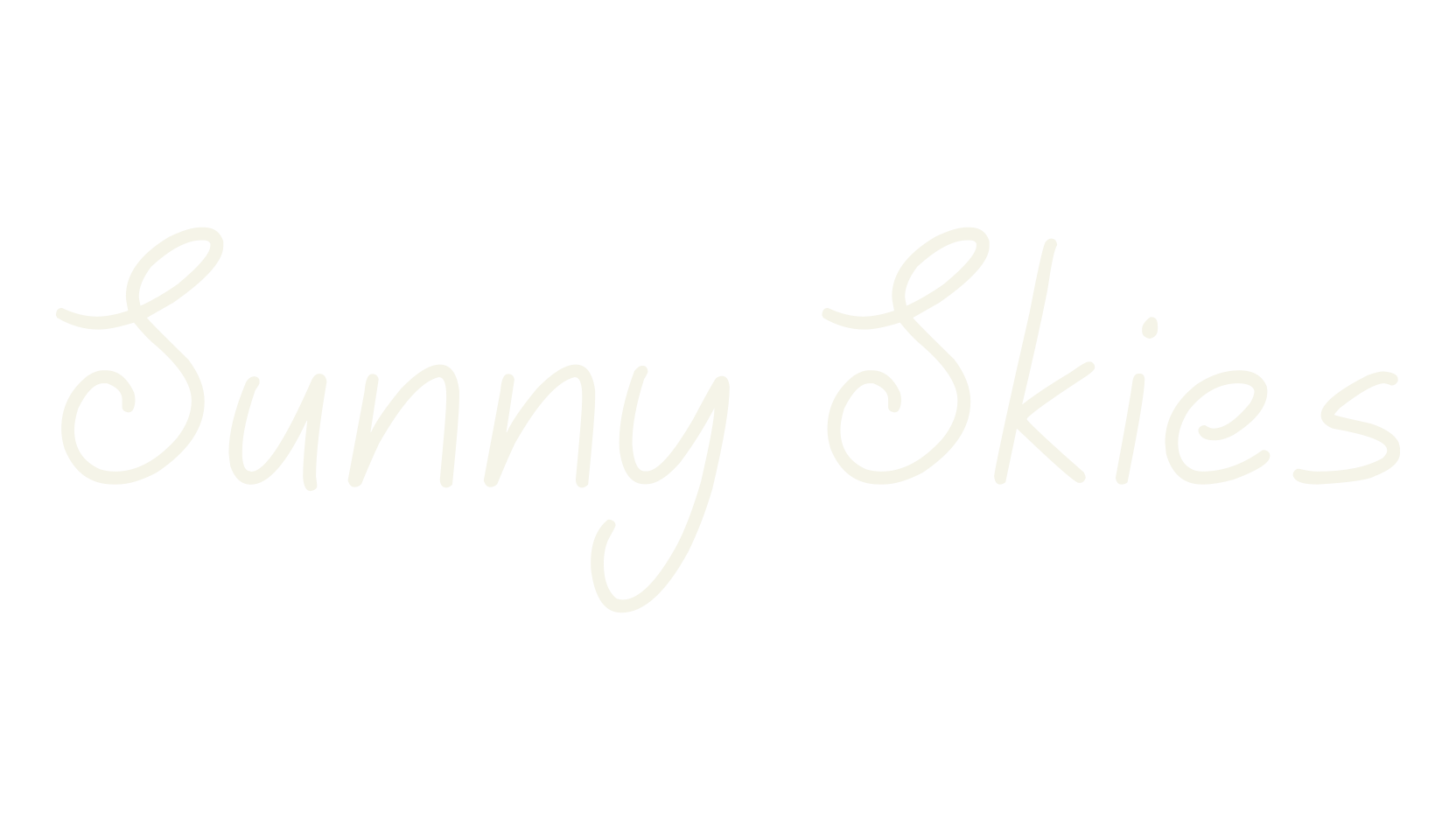 Sunny Skies, fashion sign font preview