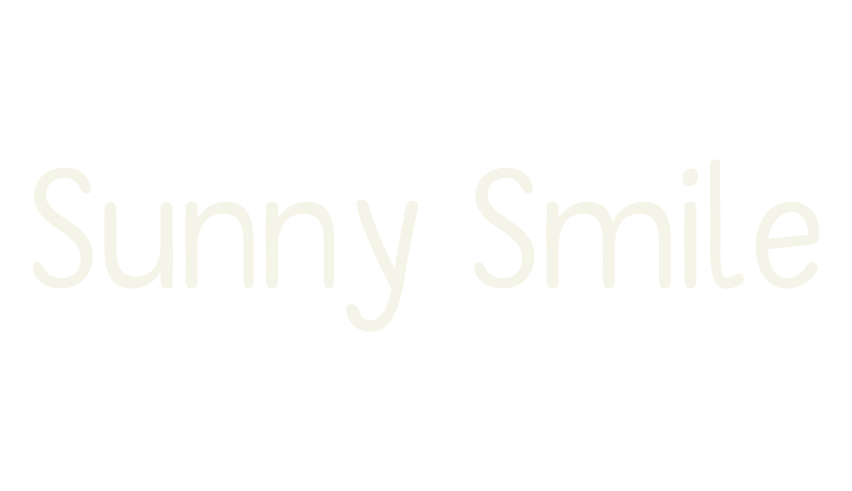 Sunny Smile, fun font preview