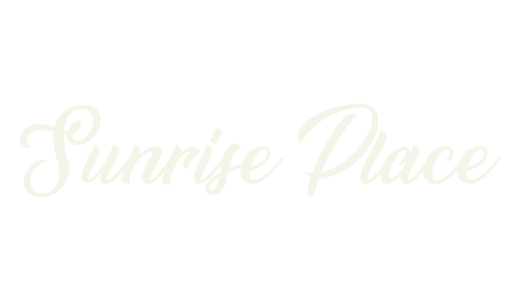 Sunrise Place, fashion script font preview