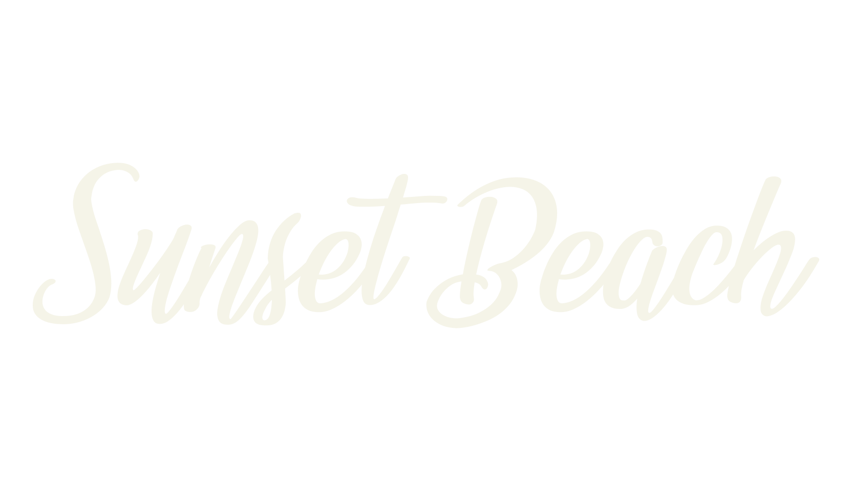 Sunset Beach, display market font preview