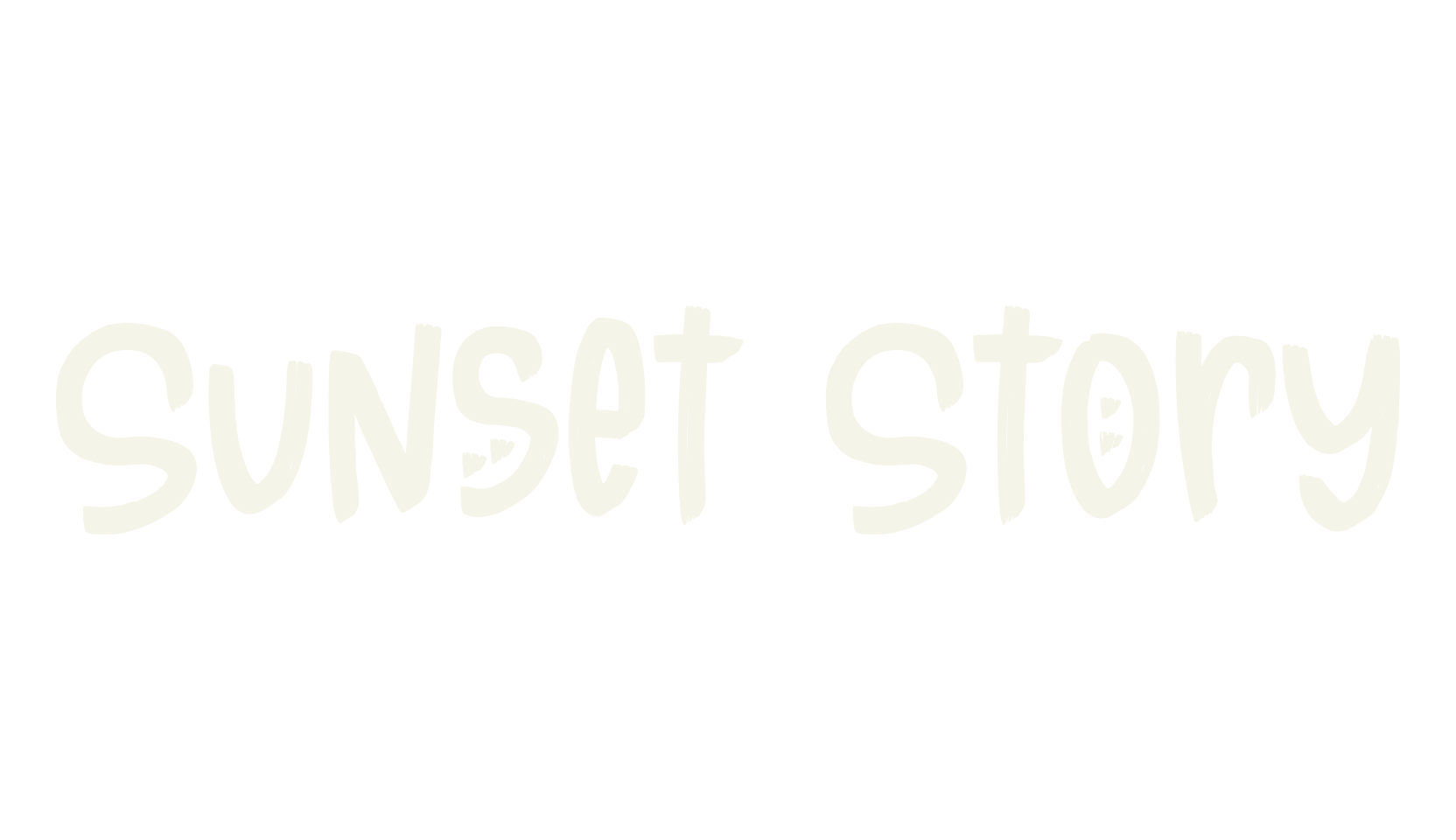 Sunset Story, chalkboard font preview