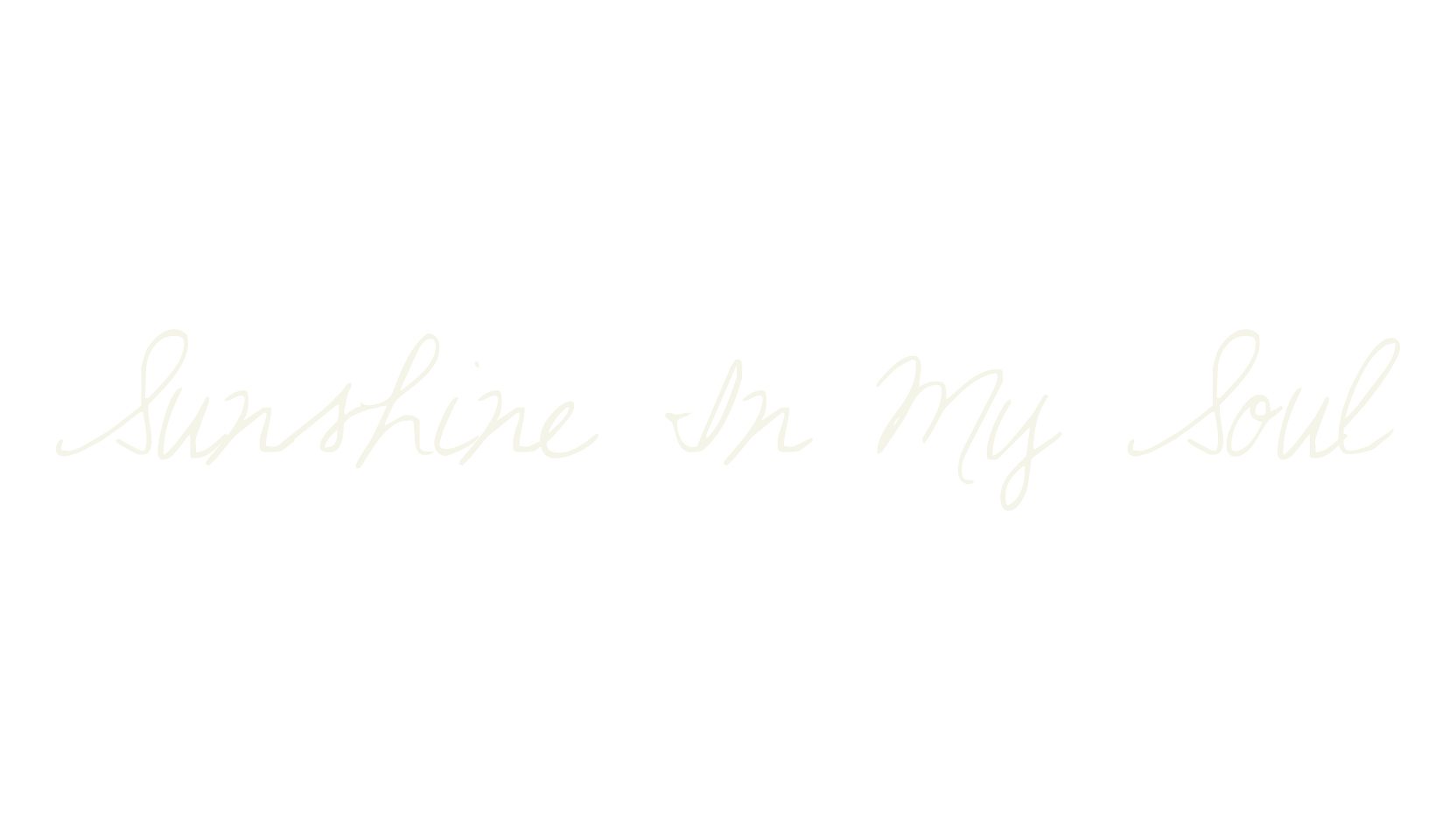 Sunshine In My Soul, fashion script font preview