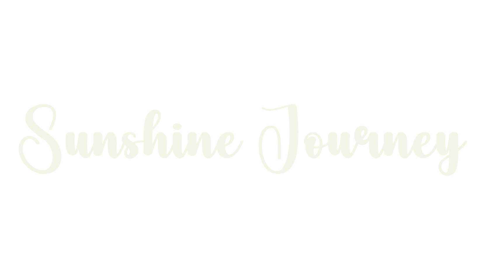 Sunshine Journey, calligraphy font preview