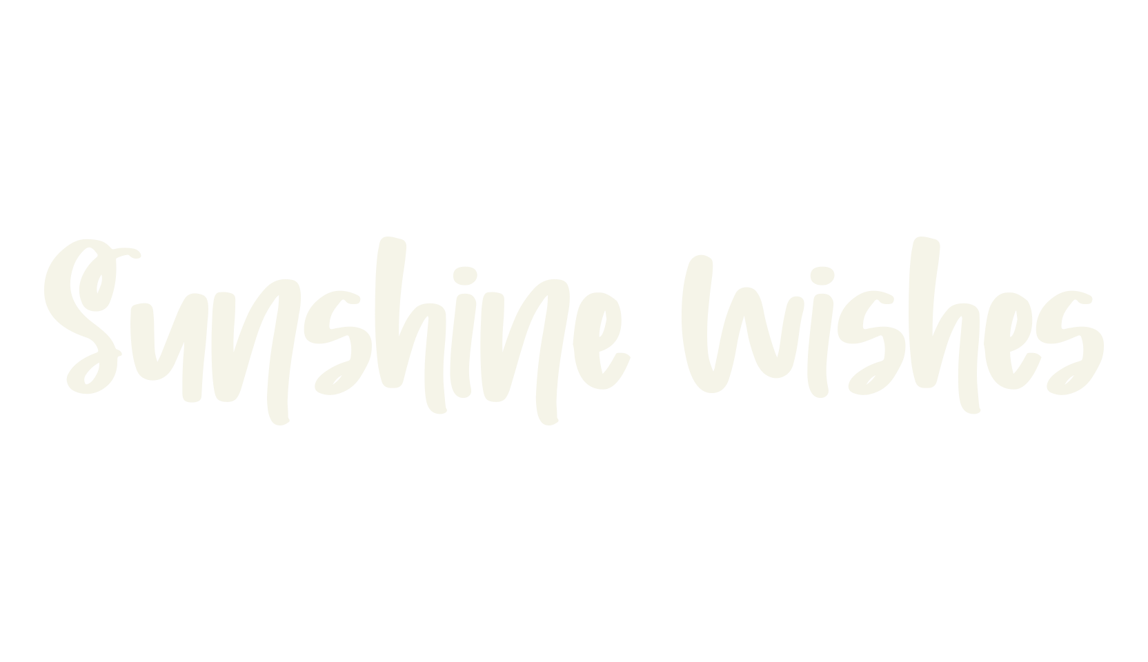 Sunshine Wishes, thick font preview