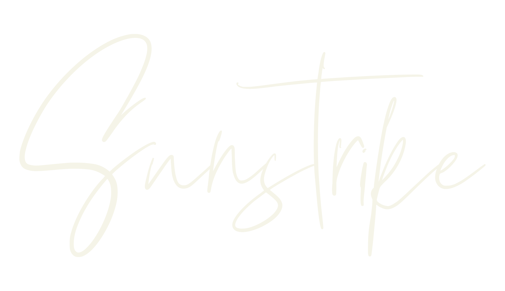 Sunstrike, handwritten font preview