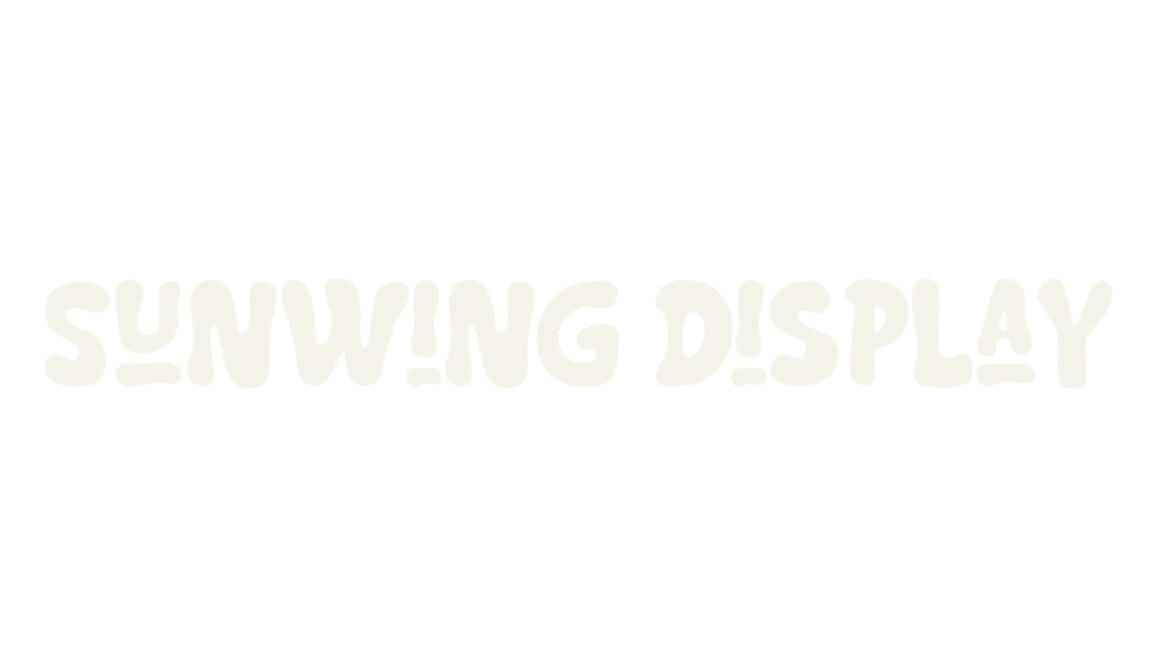 Sunwing Display, display market font preview
