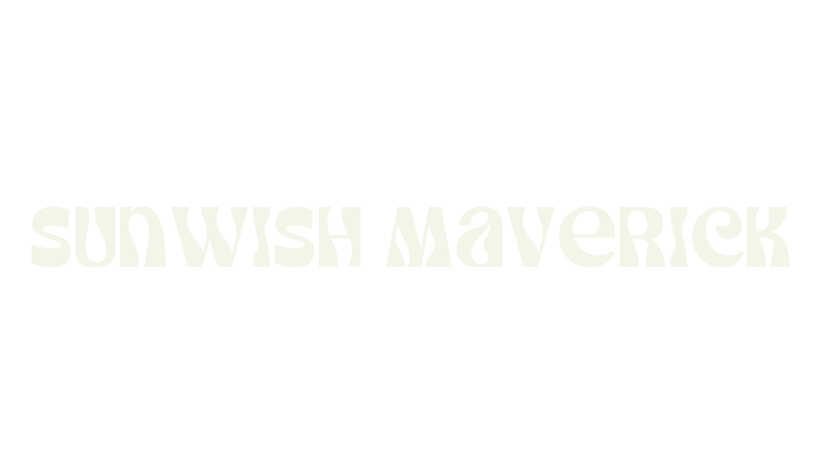 Sunwish Maverick, psychedelic font preview