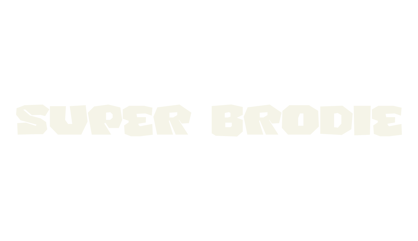 Super Brodie, comic sans font preview