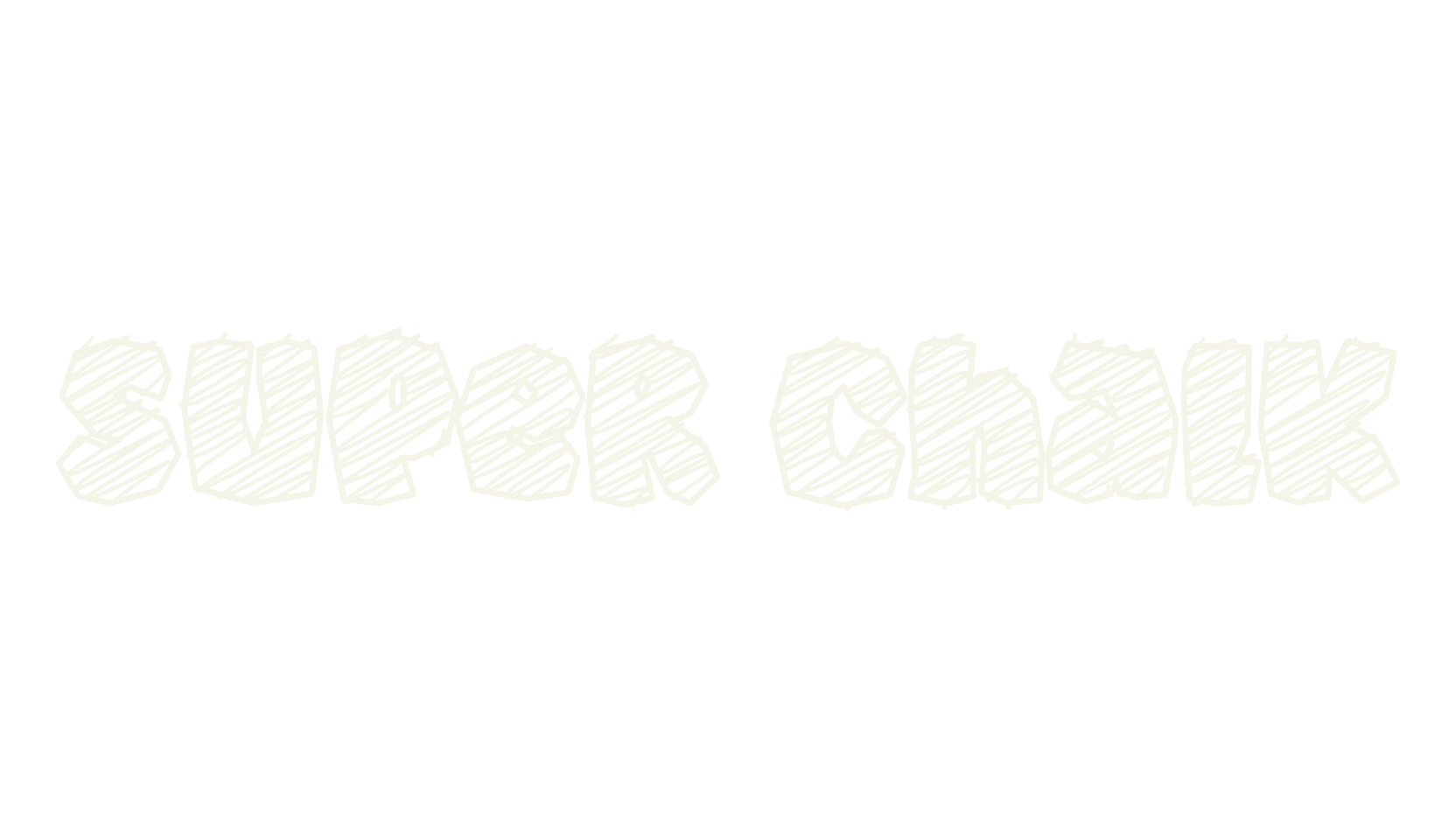 Super Chalk, handwritten font preview