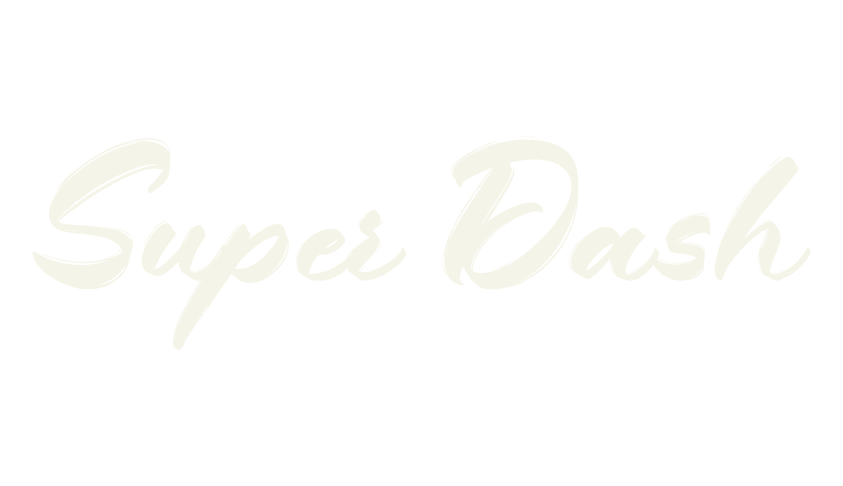 Super Dash, streetwear font preview