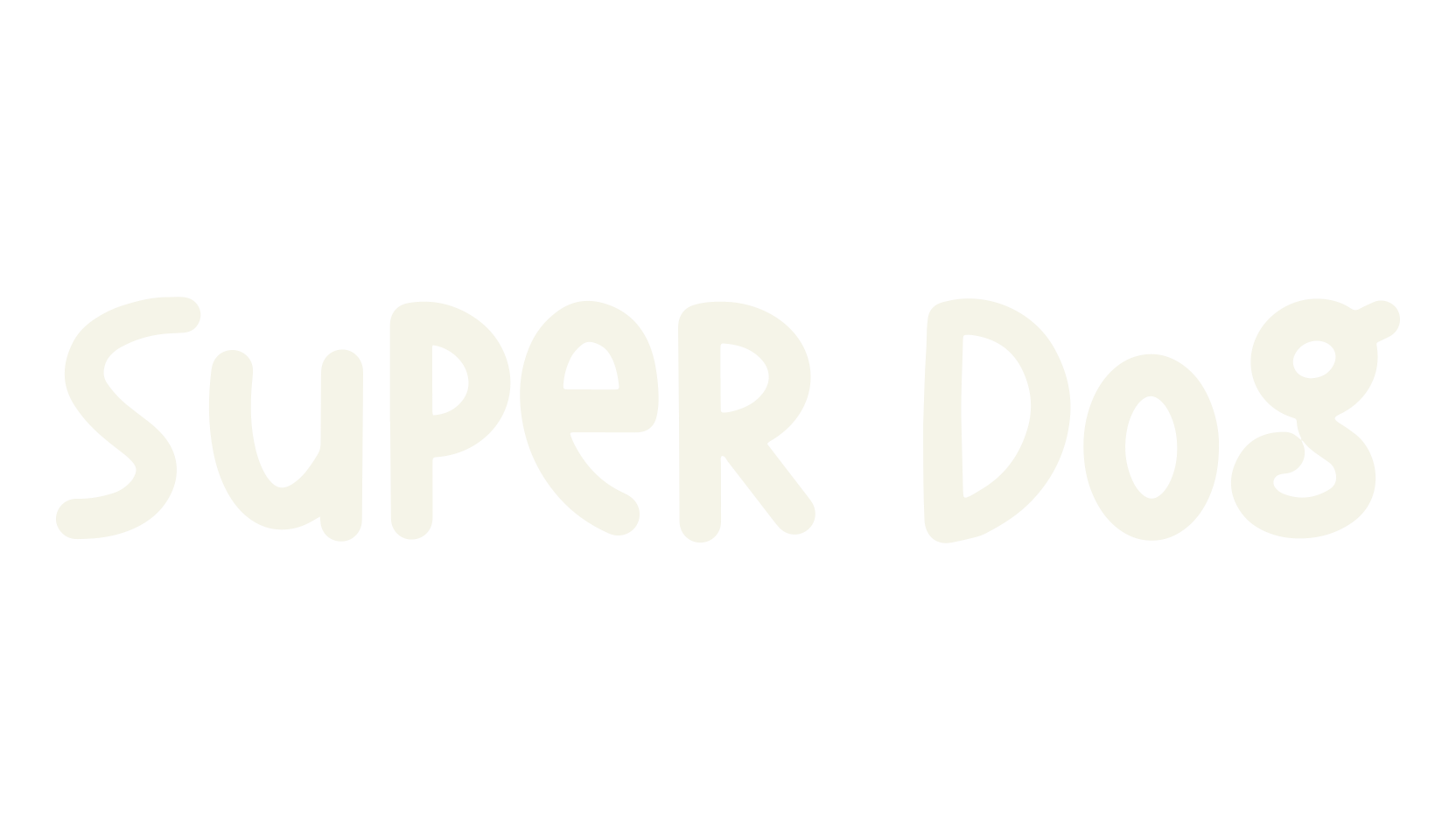 Super Dog, cursive font preview