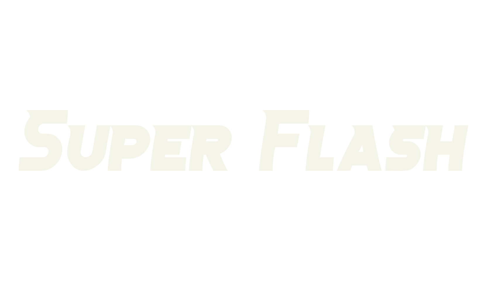 Super Flash, racing font preview