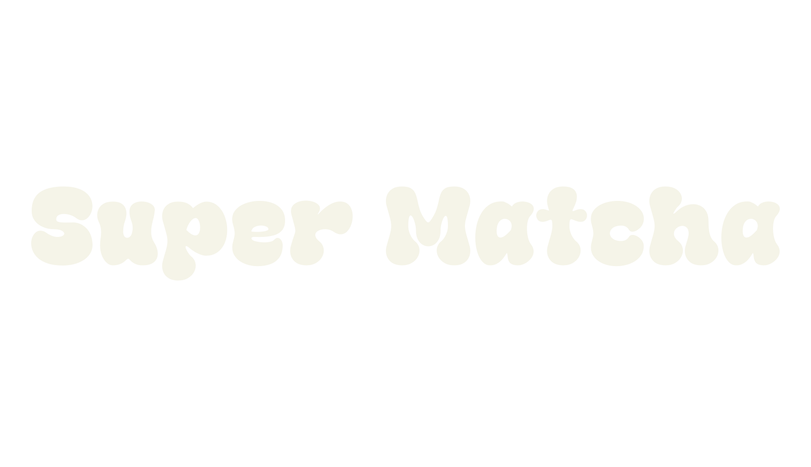 Super Matcha, display market font preview