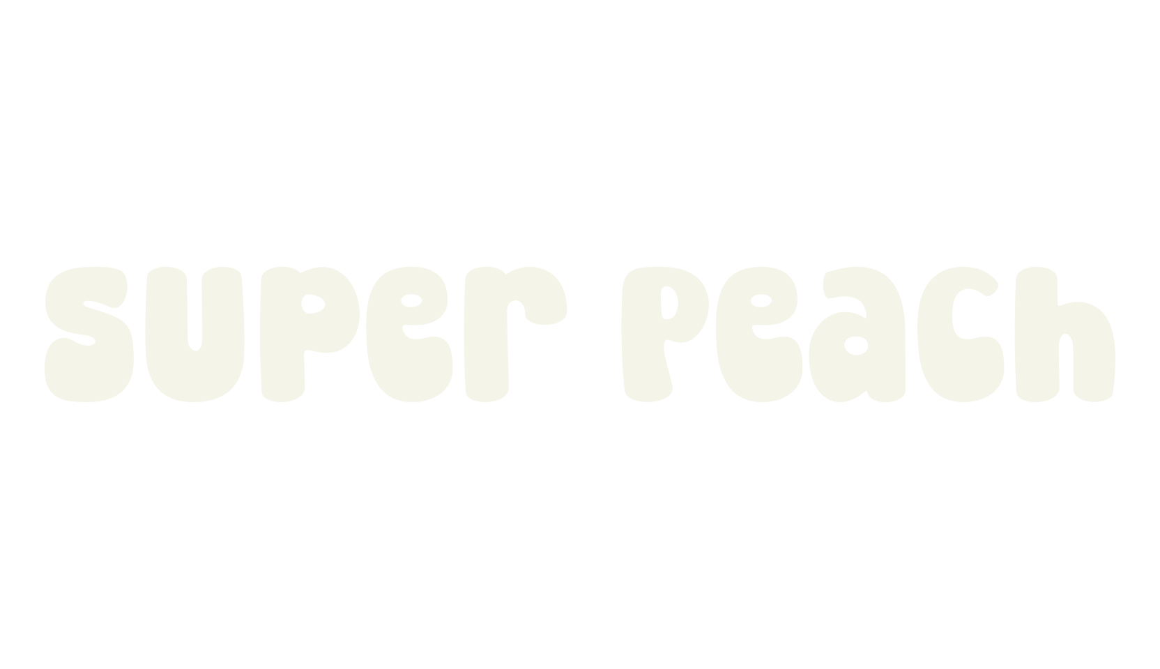 Super Peach, display market font preview
