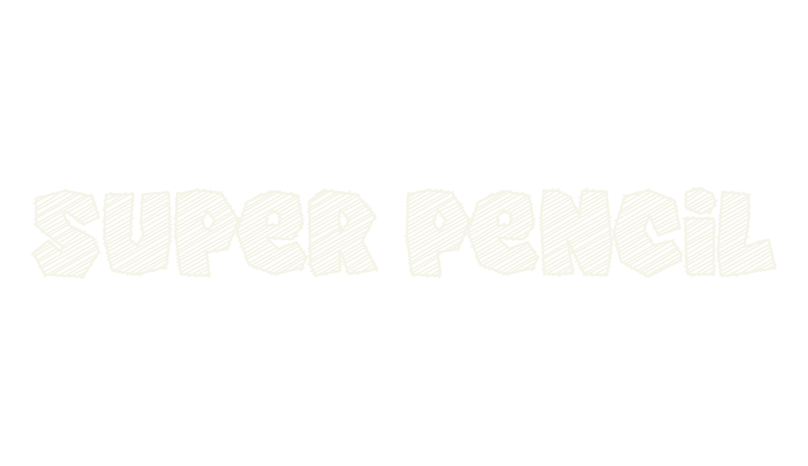 Super Pencil, handwritten font preview
