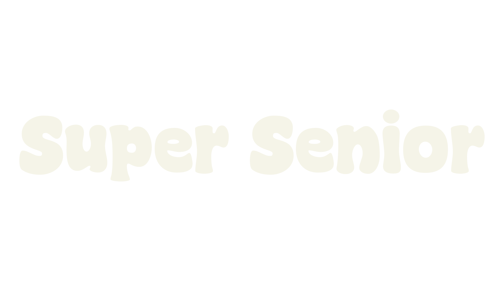 Super Senior, display market font preview