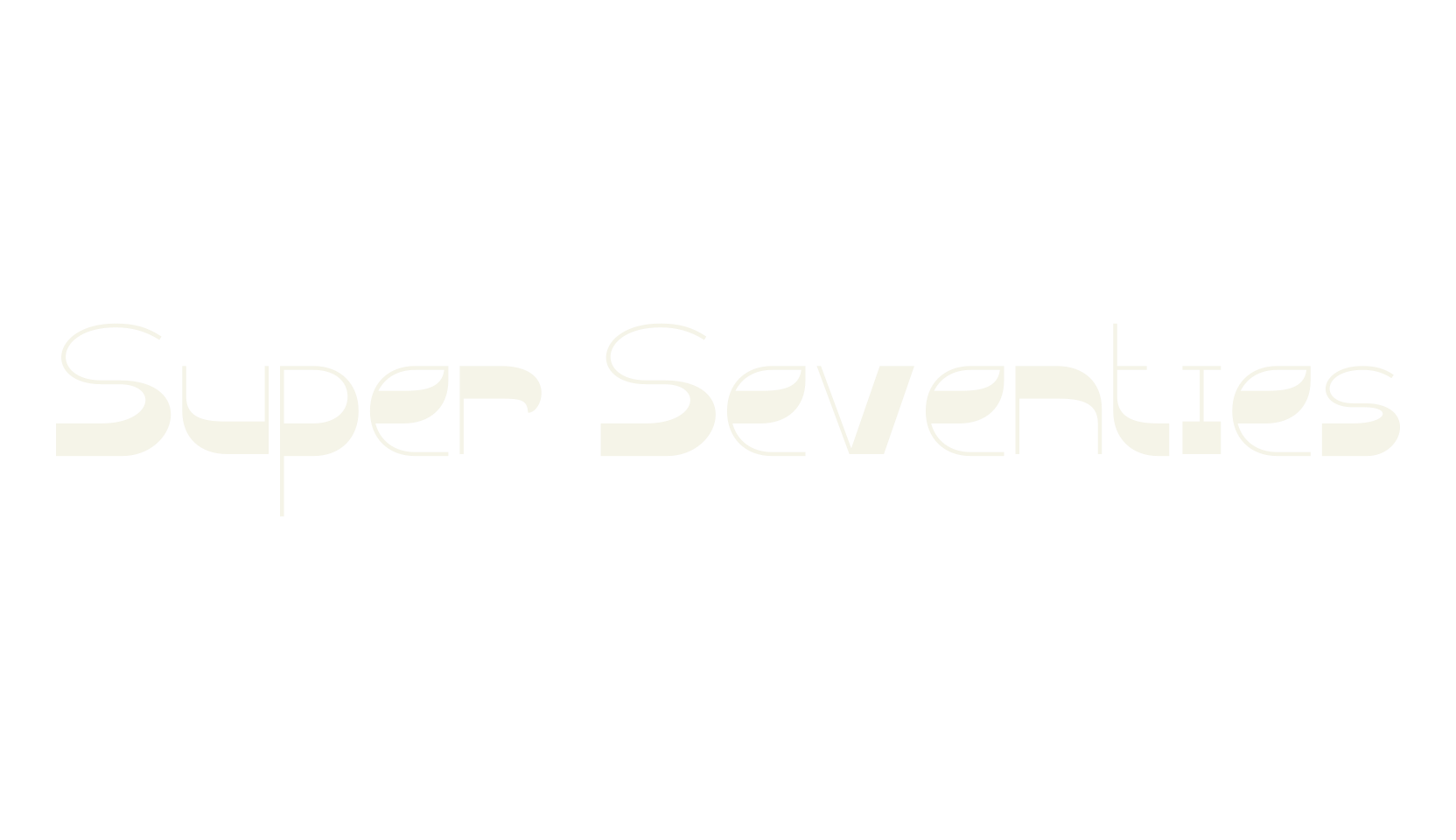 Super Seventies, retro font preview