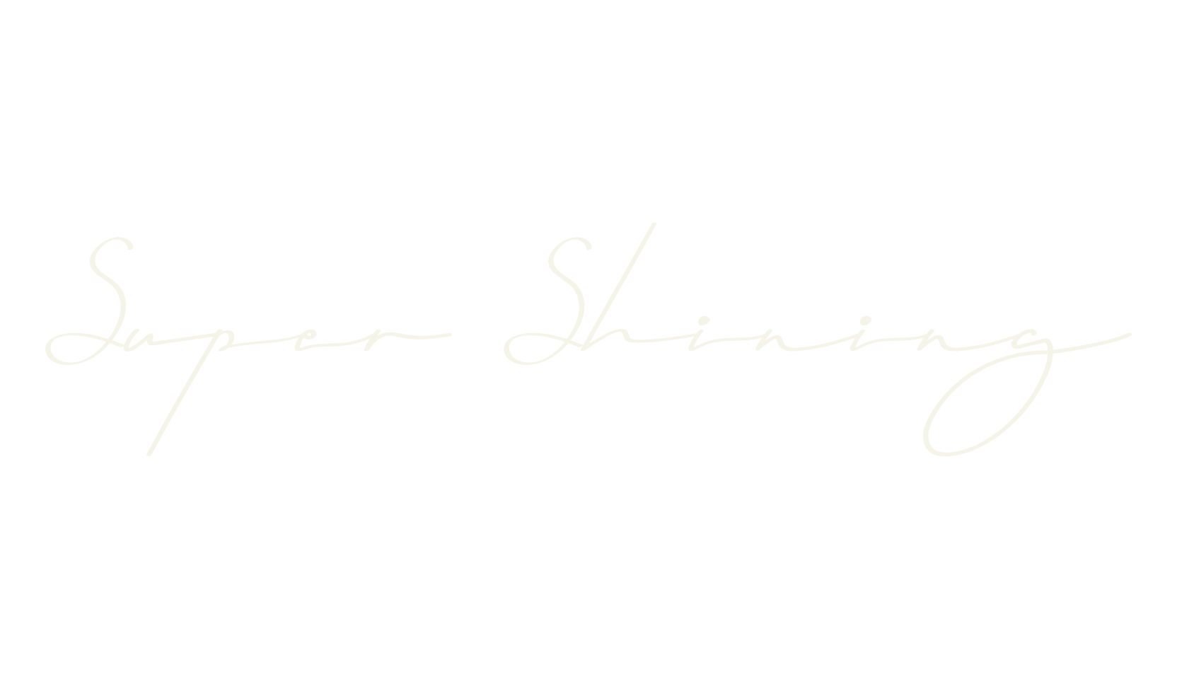 Super Shining, handwriting font preview
